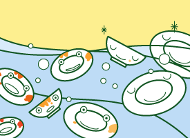 負担軽減・洗浄効果抜群！のイメージ