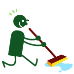 水洗い可能なイメージ