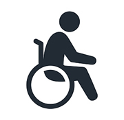車いす使用者にも最適！のイメージ